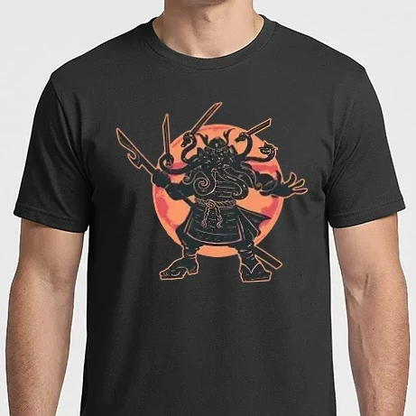 Férfi Imperial póló - Cthulu samurai