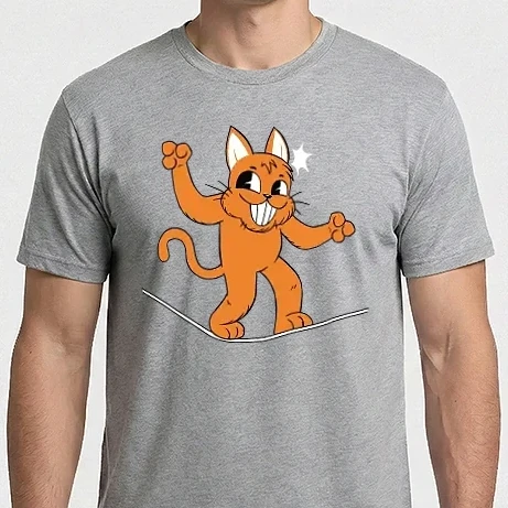 Férfi Imperial póló - Cat slackline