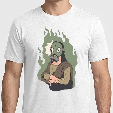 Férfi Imperial póló - Maszkos Mona Lisa