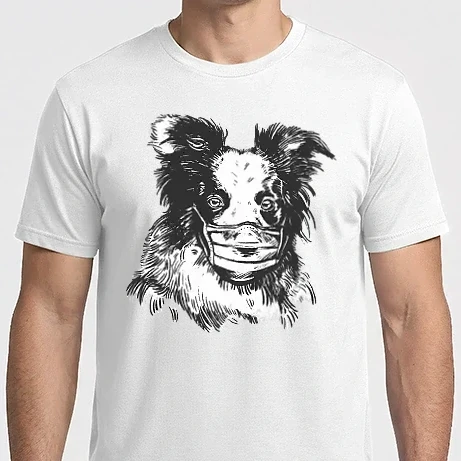 Férfi Imperial póló - Maszkos border collie