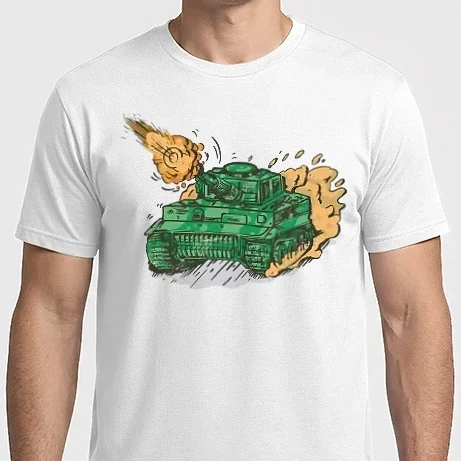 Férfi Imperial póló - Tank lövés