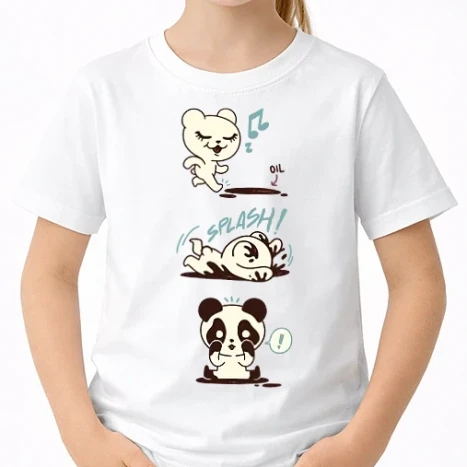 Uniszex gyerek Póló - Panda 