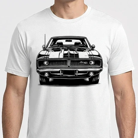 Férfi Imperial póló - Dodge Charger 1970