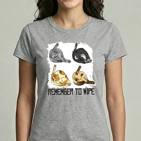 Női Imperial póló - Remember To Wipe