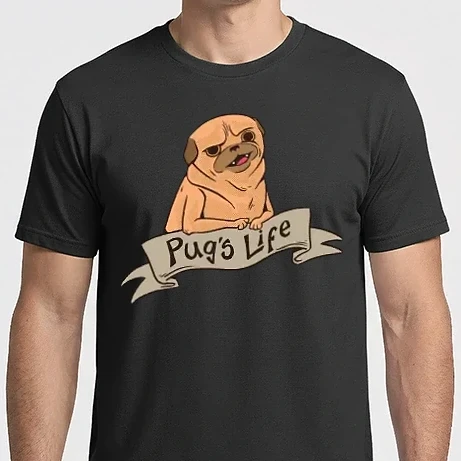 Férfi Imperial póló - Mopsz élet