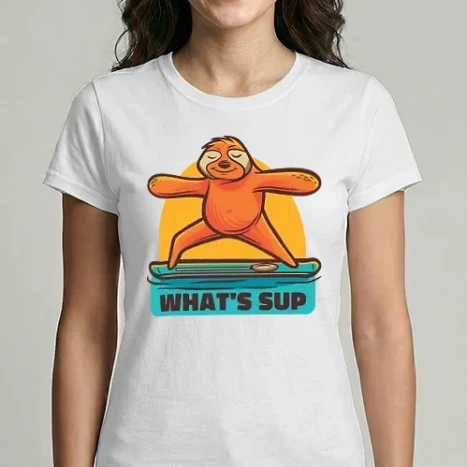 Női Imperial póló - Jógás lajhár