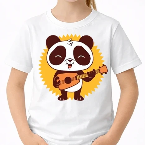 Uniszex gyerek Póló - Panda kölyök