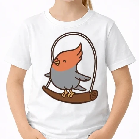 Uniszex gyerek Póló - Cockatiel Parrot