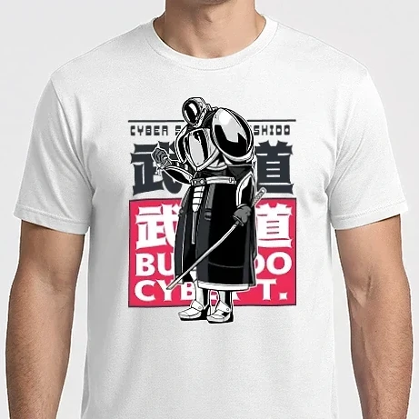 Férfi Imperial póló - Robot szamuráj