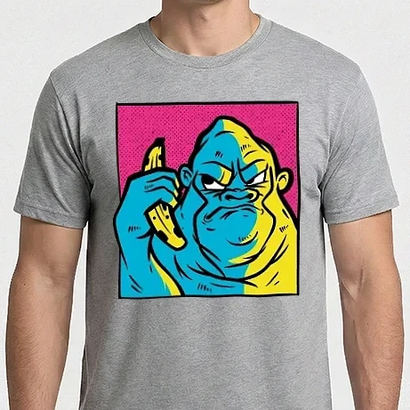 Férfi Imperial póló - dühös gorilla