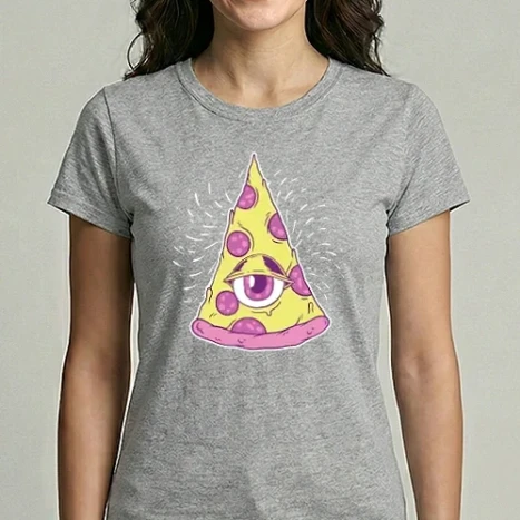 Női Imperial póló - Illuminati Pizza