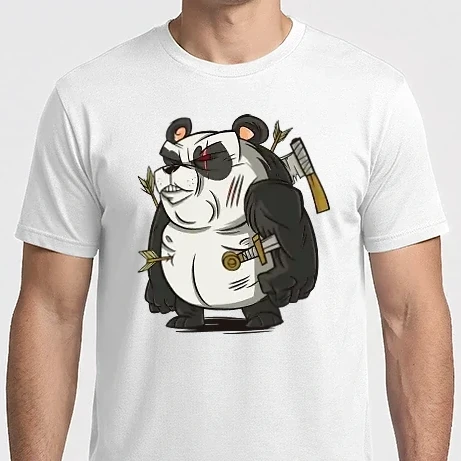 Férfi Imperial póló - Harcos panda