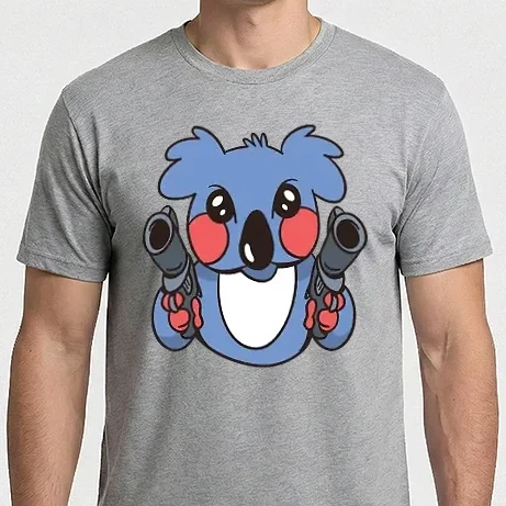 Férfi Imperial póló - Fegyveres koala