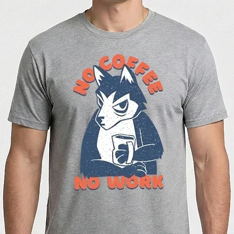 Férfi Imperial póló - No coffee no work