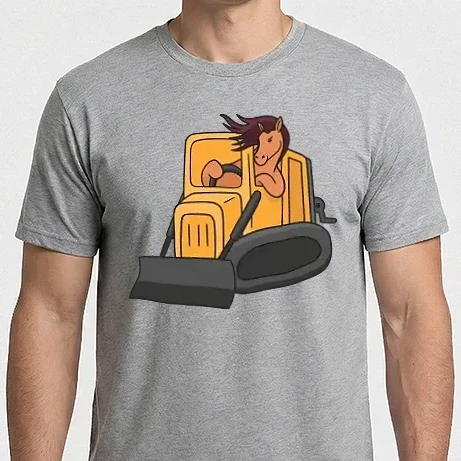 Férfi Imperial póló - Bulldozer Horse