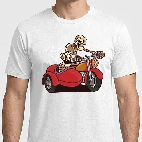 Férfi Imperial póló - Motoros csontvázak