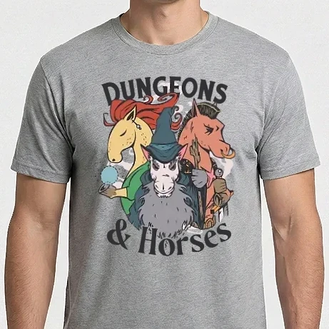 Férfi Imperial póló - Dungeons and Horses
