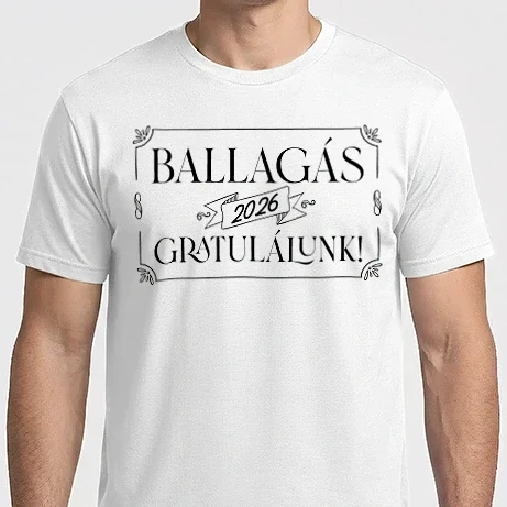 Férfi Imperial póló - Ballagási tarisznya minta