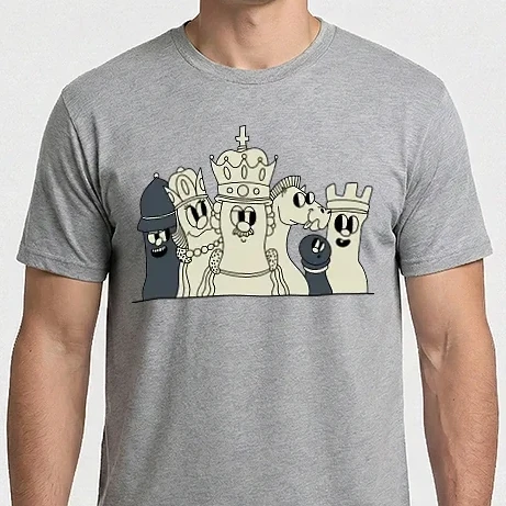 Férfi Imperial póló - Sakk bábuk