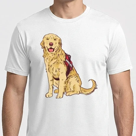 Férfi Imperial póló - Golden Retriever Szolgálati kutya
