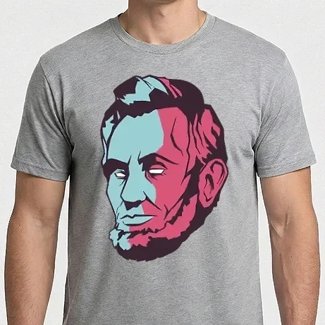 Férfi Imperial póló - Abraham Lincoln