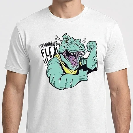 Férfi Imperial póló - Flexelő dínó