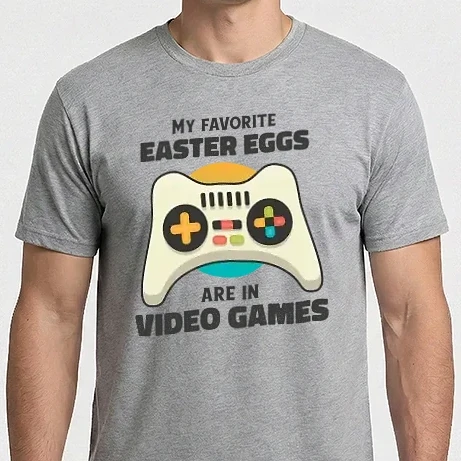 Férfi Imperial póló - Húsvéti joystick