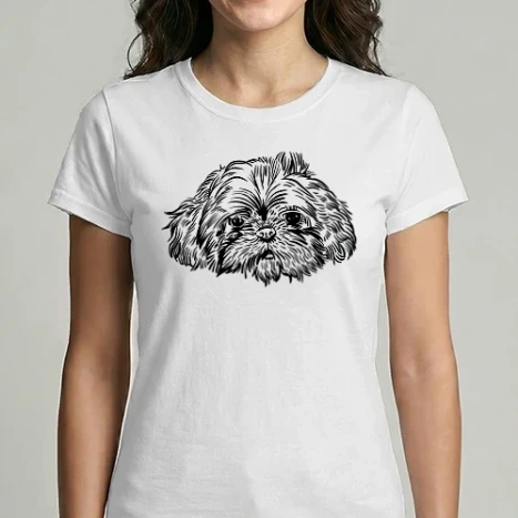 Női Imperial póló - Shihtzu kutya