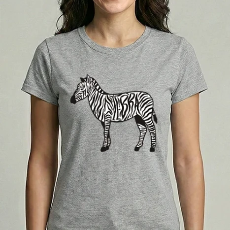 Női Imperial póló - Zebra