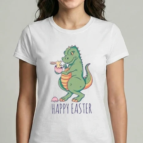 Női Imperial póló - Dino Rabbit Easter Kiss