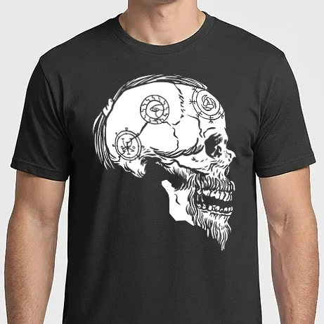 Férfi Imperial póló - Viiking Skull