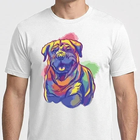 Férfi Imperial póló - Színes Rottweiler