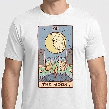 Férfi Imperial póló - A hold kártya
