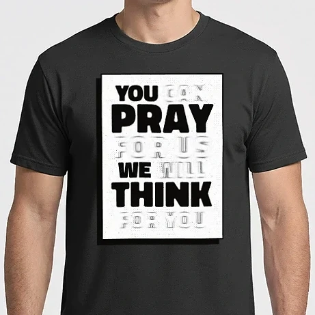 Férfi Imperial póló - You Pray We Think