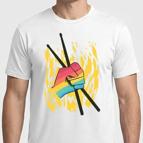 Férfi Imperial póló - Lmbtq dobütő