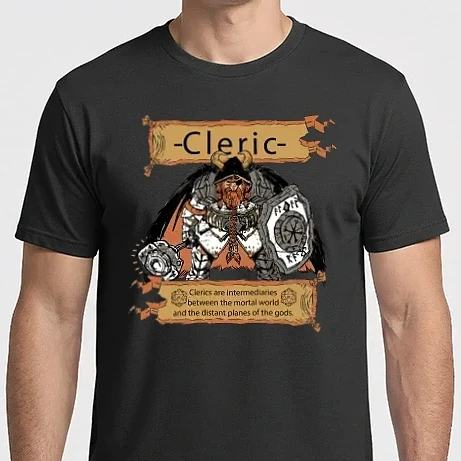 Férfi Imperial póló - Fantasy Cleric