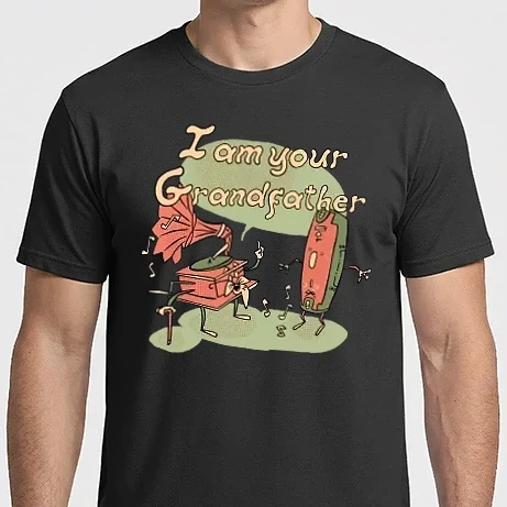 Férfi Imperial póló - Phonograph Grandfather