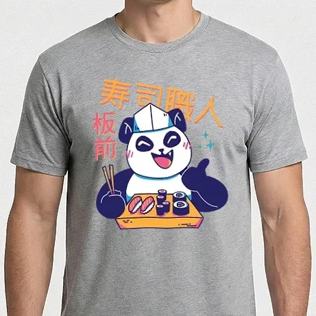 Férfi Imperial póló - Panda Sushi séf