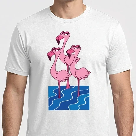Férfi Imperial póló - Flamingo Trio