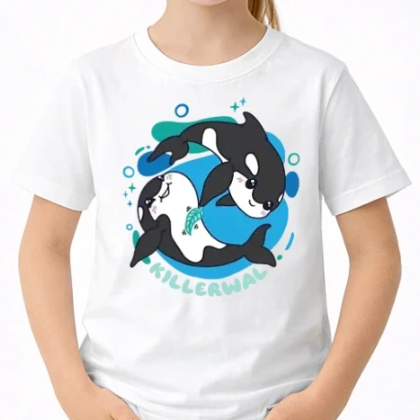 Uniszex gyerek Póló - Gyilkos bálnák