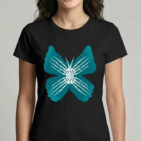 Női Imperial póló - Csontváz pillangó