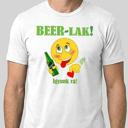 Férfi Alap póló - Bírlak Sörözzünk
