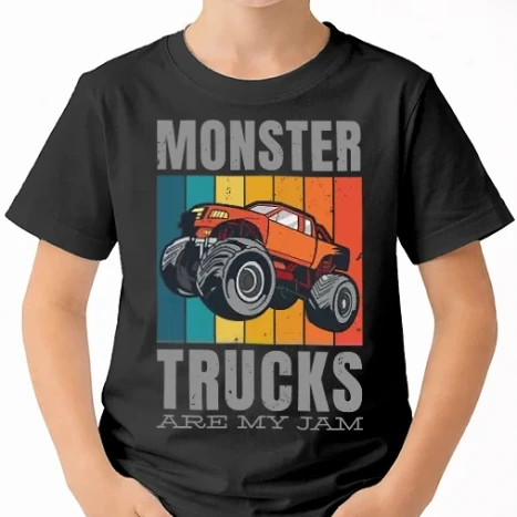 Uniszex gyerek Póló - Monster Truck