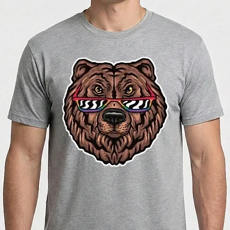 Férfi Imperial póló - LGBT medve