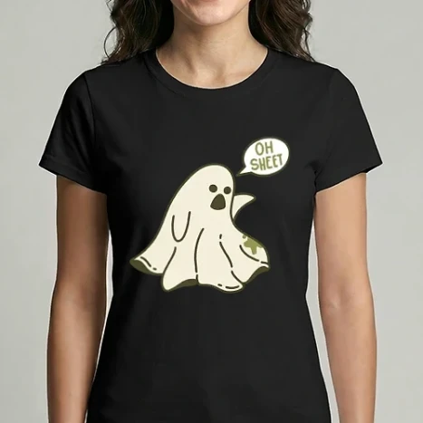 Női Imperial póló - Sheet Ghost