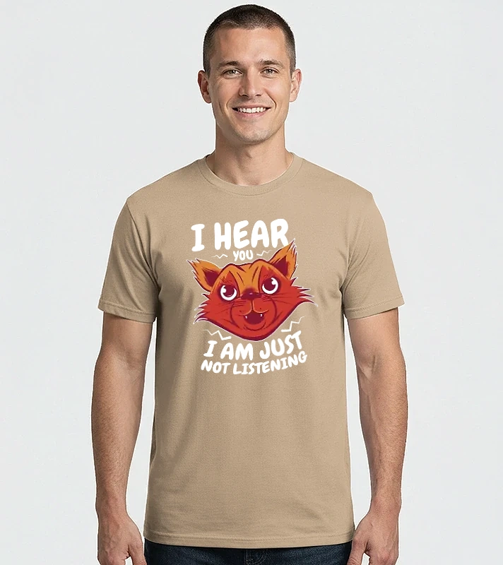 Cat not listening – Férfi Imperial póló