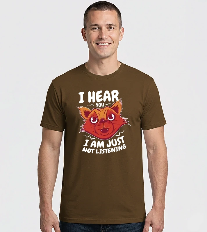 Cat not listening – Férfi Imperial póló