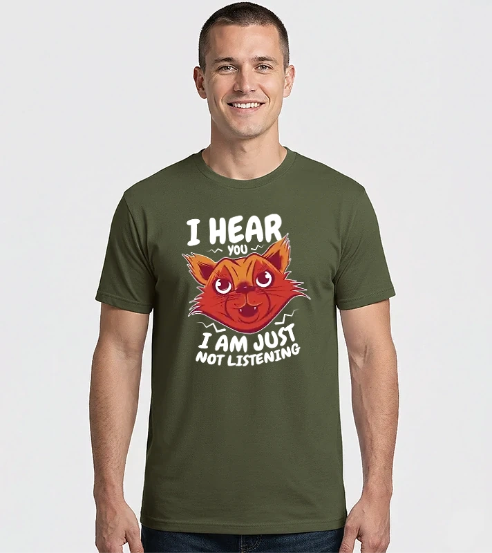 Cat not listening – Férfi Imperial póló