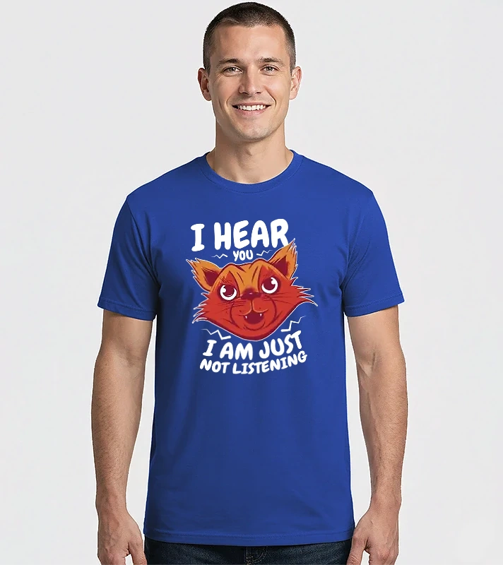 Cat not listening – Férfi Imperial póló