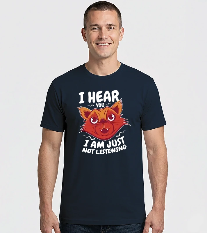 Cat not listening – Férfi Imperial póló